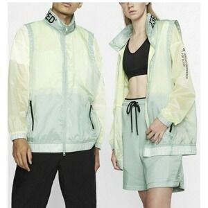 Mens Nike‎ Air Jordan 23 Engineered Zip Up Jacket Large Green Black AT9775 335